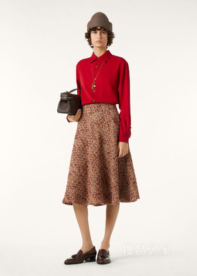 Amely女士半身裙 初剪羊毛