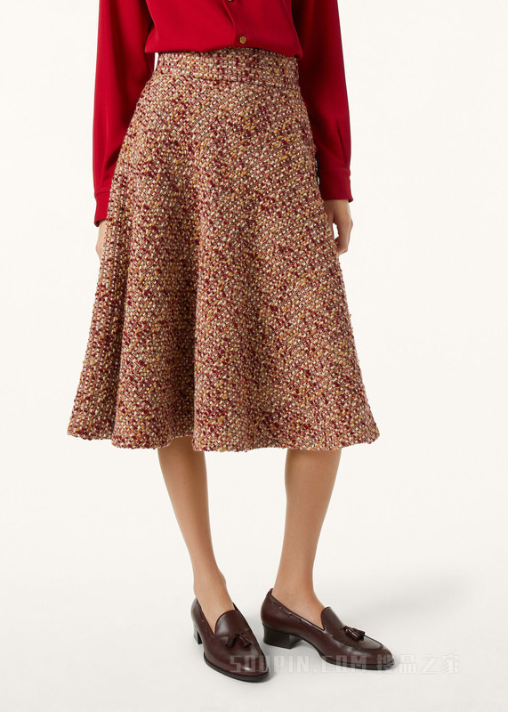 Amely女士半身裙 初剪羊毛