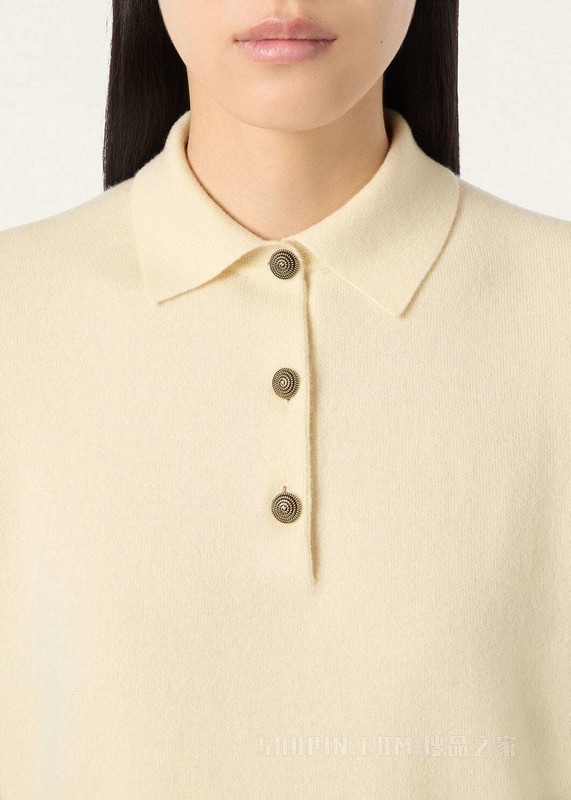 Classic 女士Polo衫 小羊绒