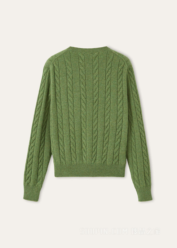 Cedar女士圆领上衣 羊绒