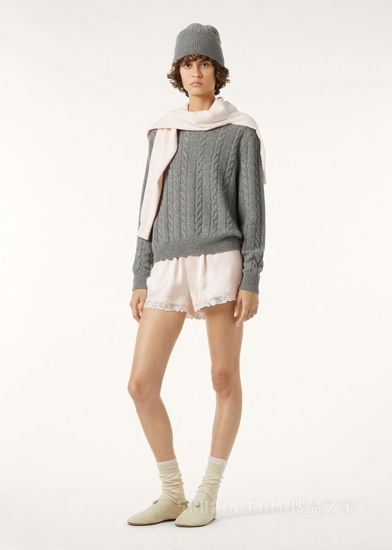 Cedar女士圆领上衣 羊绒