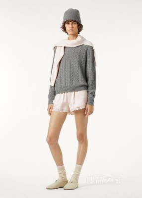 Cedar女士圆领上衣 羊绒