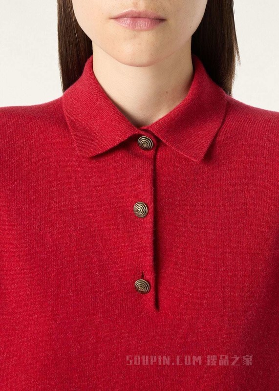 Classic 女士Polo衫 小羊绒