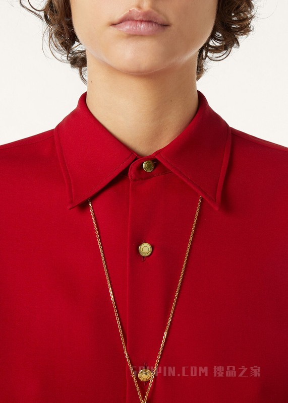 Thea女士衬衫 桑蚕丝, 绵羊毛