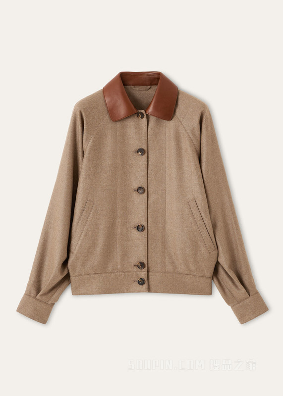 Kiefer女士飞行员夹克 羊绒, 桑蚕丝