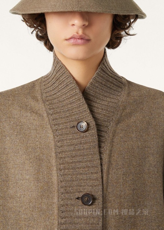 Corey女士卡班夹克 羊绒, 桑蚕丝