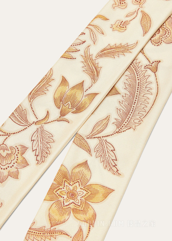 Daffodil Garden女士条形丝巾 桑蚕丝