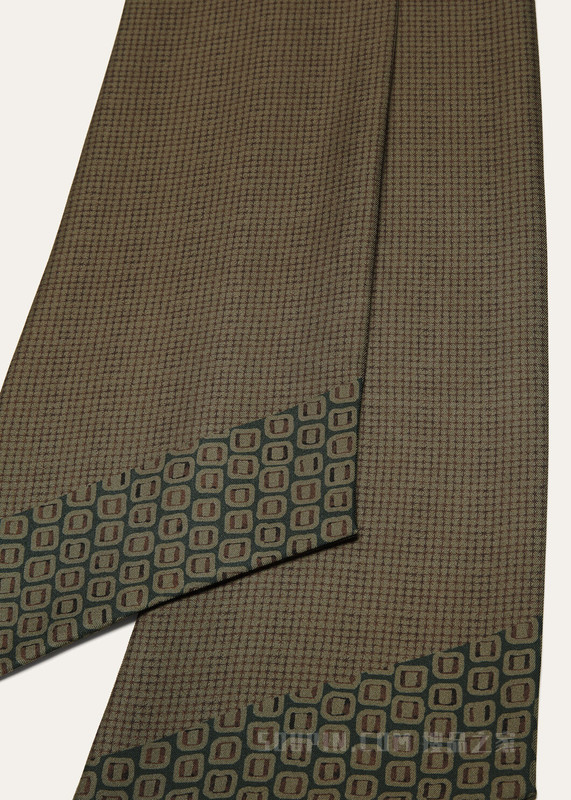 Golden Mosaic女士花结领饰 桑蚕丝