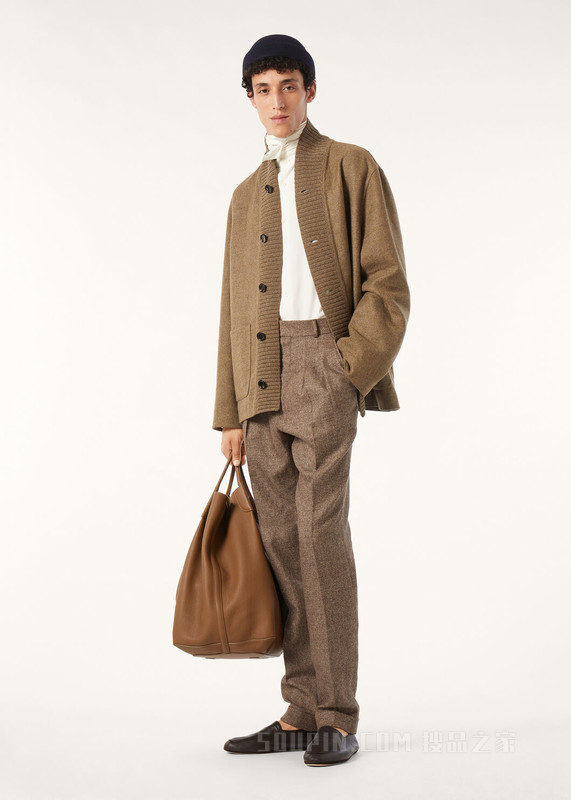 Hayle男士外套 羊绒, 桑蚕丝