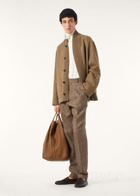 Hayle男士外套 羊绒, 桑蚕丝