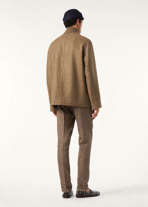 Hayle男士外套 羊绒, 桑蚕丝