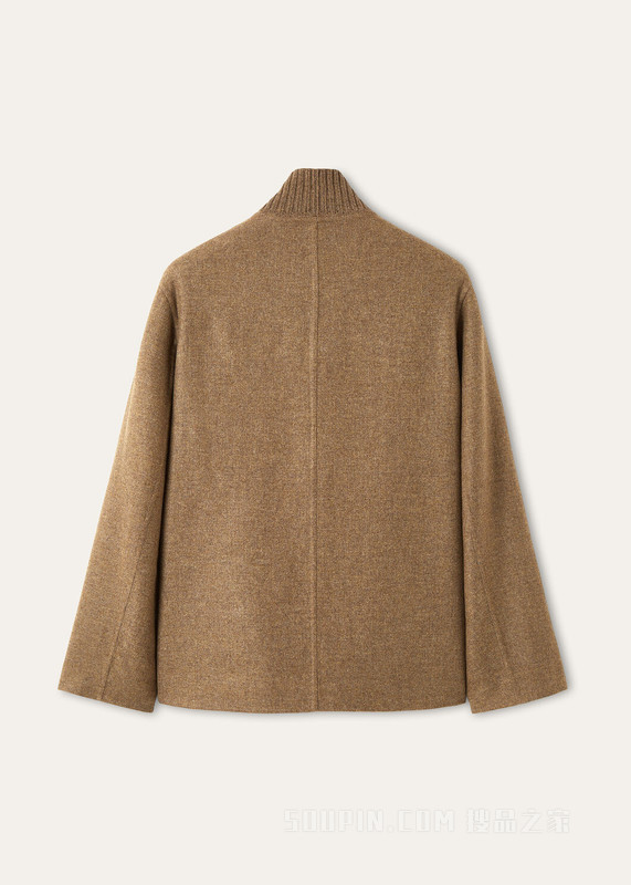 Hayle男士外套 羊绒, 桑蚕丝