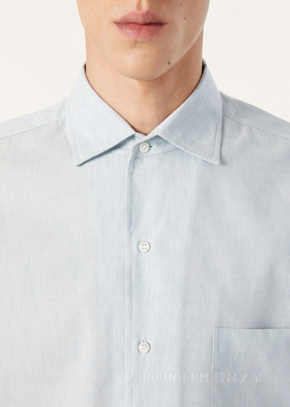 André男士衬衫 亚麻, 初剪羊毛