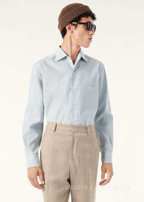 André男士衬衫 亚麻, 初剪羊毛