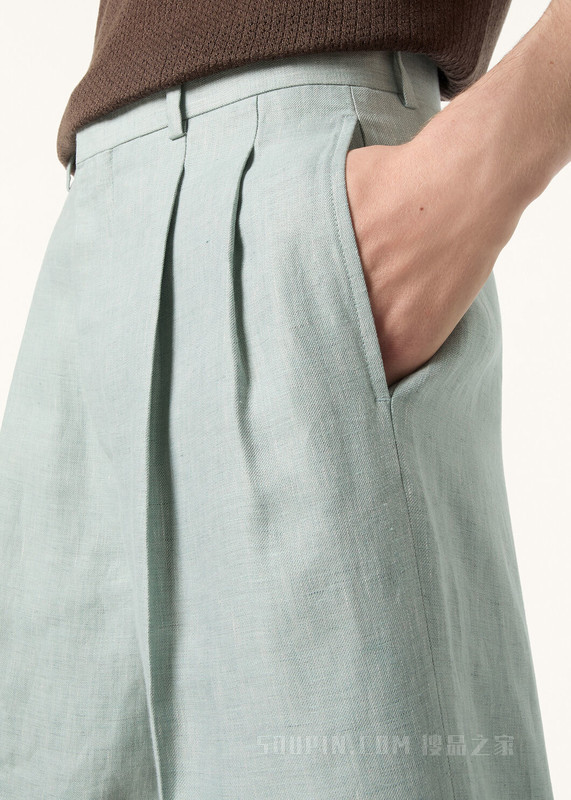 Buxton 男士百慕大短裤 亚麻