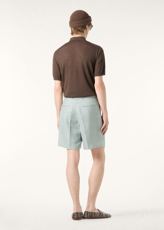 Buxton 男士百慕大短裤 亚麻