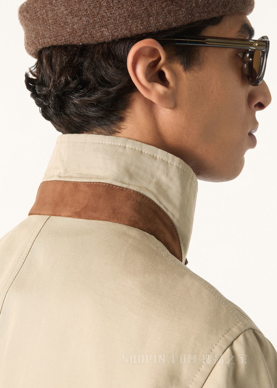 Dowell男士外套 棉 , 亚麻