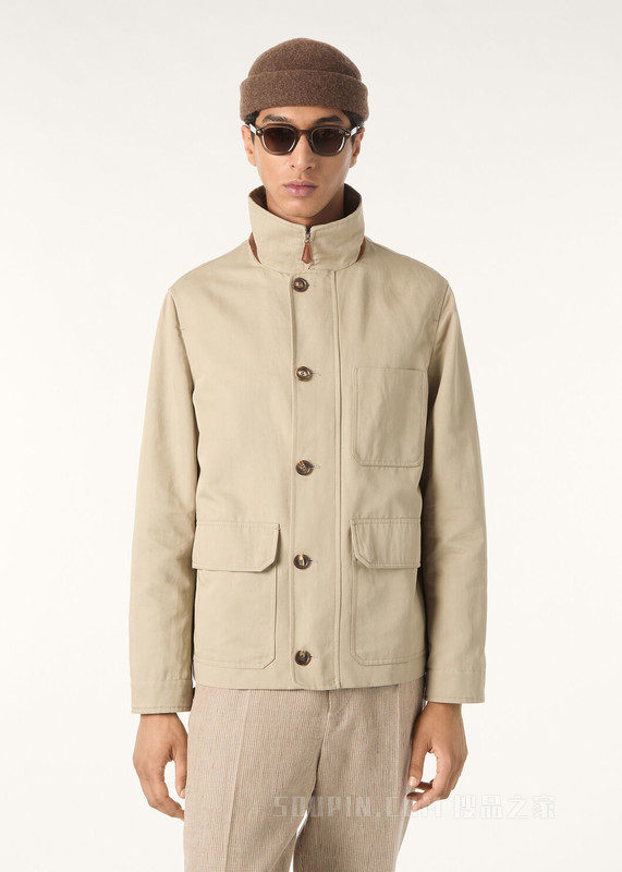 Dowell男士外套 棉 , 亚麻