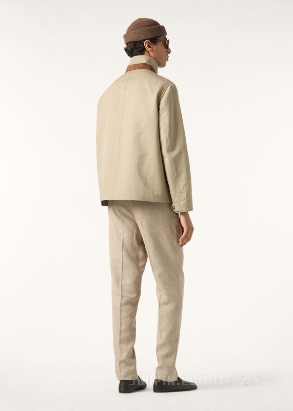 Dowell男士外套 棉 , 亚麻