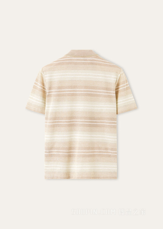 Fig 男士Polo衫 亚麻, 棉