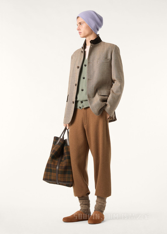 Hazel男士长裤 绵羊毛, 羊绒