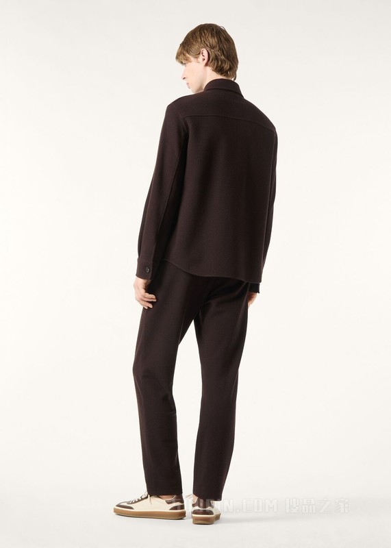 Marco男士衬衫式外套 羊绒, 棉 , 桑蚕丝