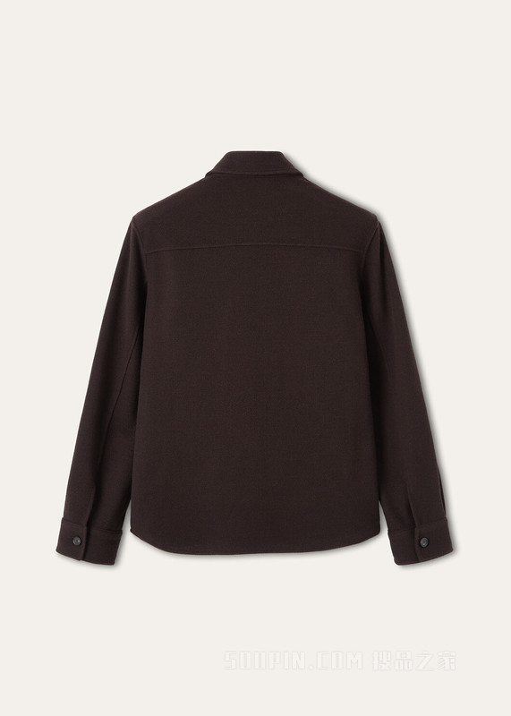 Marco男士衬衫式外套 羊绒, 棉 , 桑蚕丝