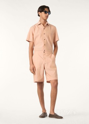 Nolan 男士百慕大短裤 亚麻, 初剪羊毛