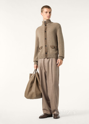 Parksville男士飞行员夹克 小羊绒