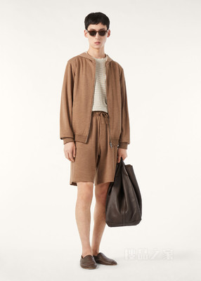 Pear男士飞行员夹克 羊绒