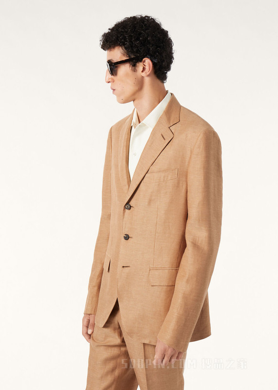 Torino男士西装外套 亚麻