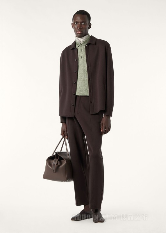 男士 Polo 衫 亚麻