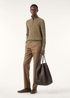 男士半高领针织衫 小羊绒