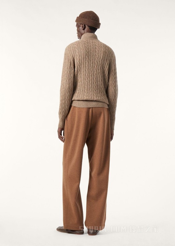 男士半高领针织衫 小羊绒