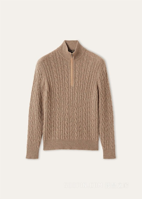 男士半高领针织衫 小羊绒