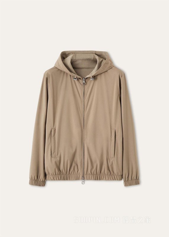 男士双面连帽飞行员夹克 微纤维 - Storm System®