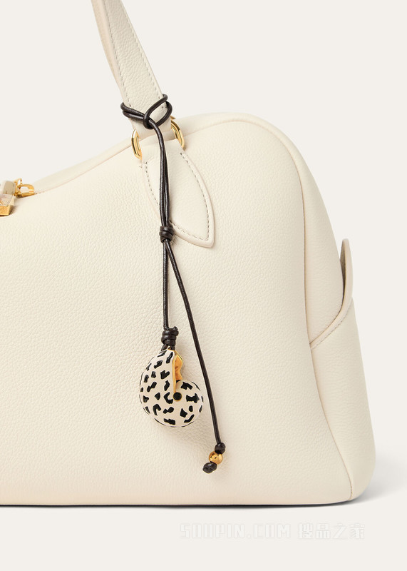 贝壳造型挂饰 黄铜, 珐琅