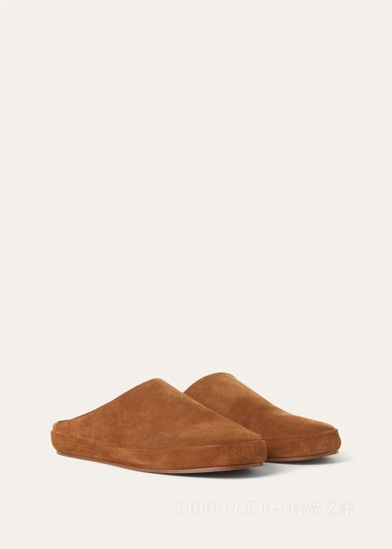 Tomori Walk男士鞋履 二层小牛皮绒面革