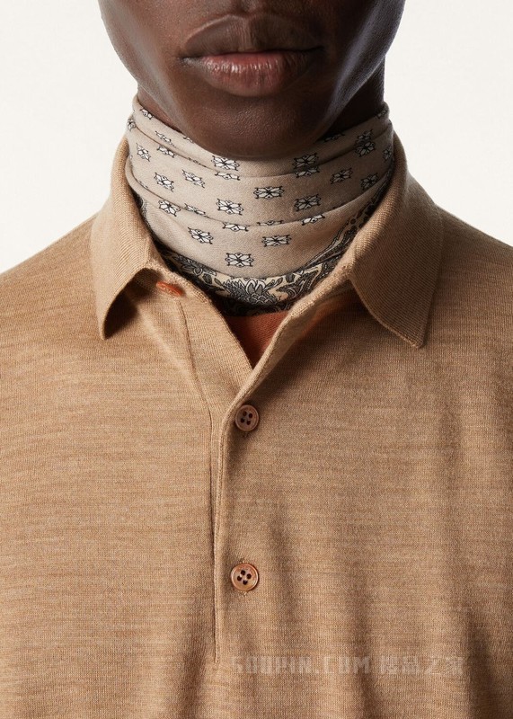 Loro Piana男士围巾 绵羊毛