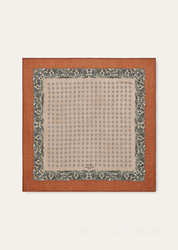 Loro Piana男士围巾 绵羊毛