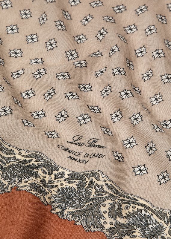 Loro Piana男士围巾 绵羊毛