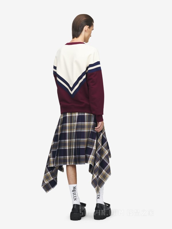 垂褶苏格兰短裙
