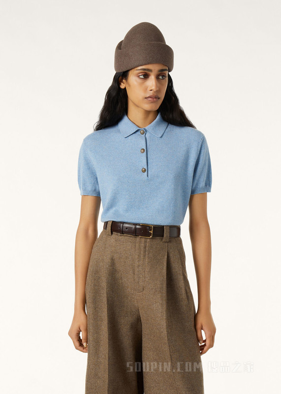 Classic 女士Polo衫 小羊绒