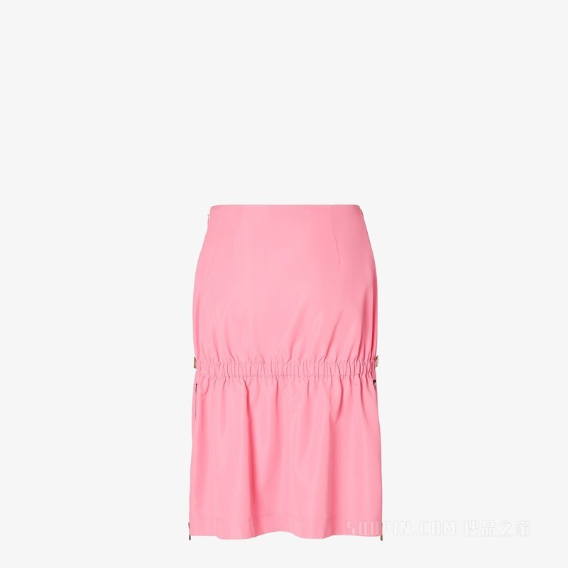 半身裙 粉红色高科技粘胶纤维半身裙