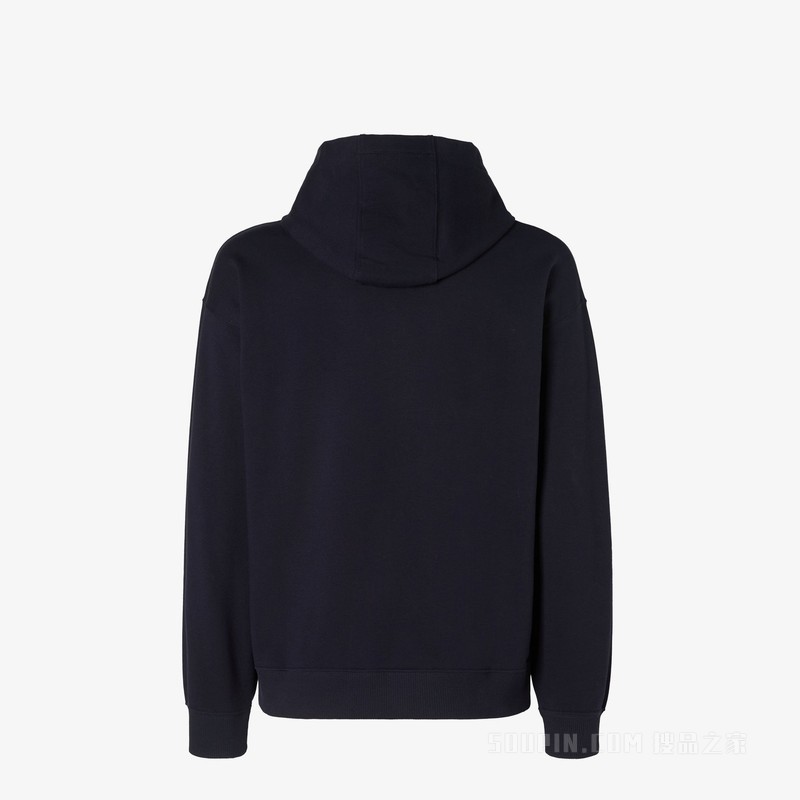 运动衫 FENDI 2026春节限定系列深蓝色棉质运动衫