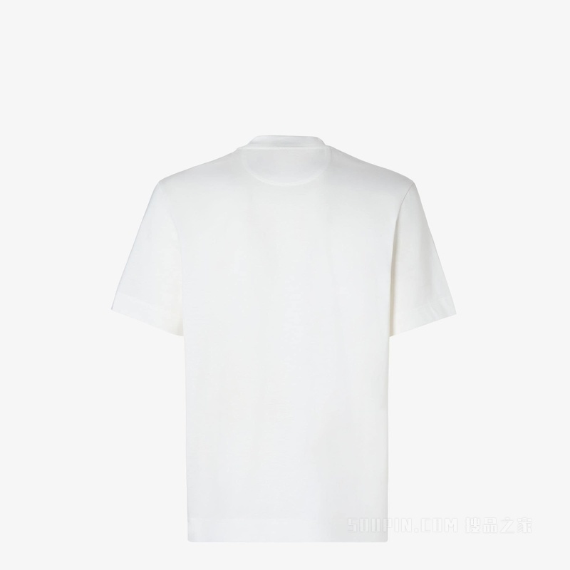T恤 FENDI 2026春节限定系列白色棉质T恤
