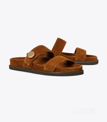 Romy 运动拖鞋 驼色