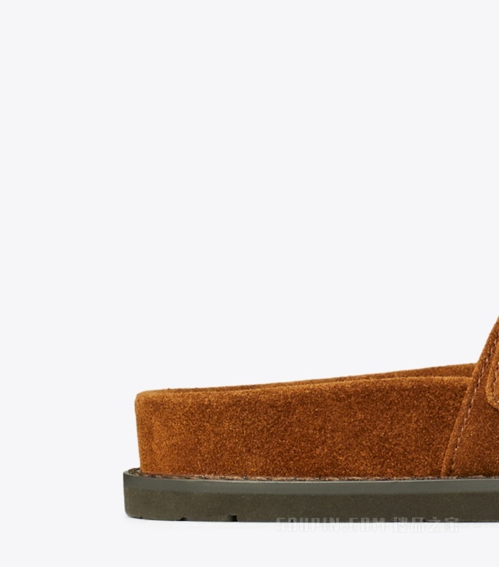 Romy 运动拖鞋 驼色