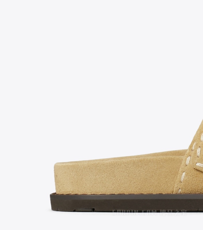 Romy 运动拖鞋 焦糖黄色