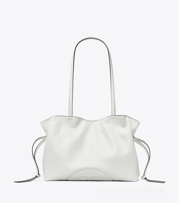 【礼物】Ella 小号抽绳托特包 白色